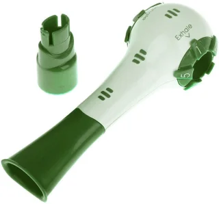Crrynuo 1 Stuk - Ademhalingstrainer - Longtrainer Voor Ademhaling - Draagbare Ademhalingstrainer Voor Betere Conditie En Slaap - Groen - Draagbaar En Instelbaar