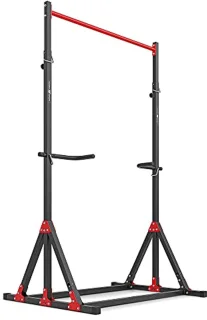 Krachtstation met optrekstang en dipstation voor thuisfitness