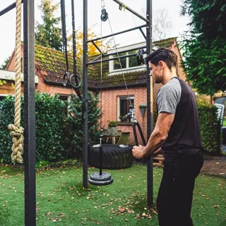 Fitness kabel onderarm trainer - Krachttraining touw voor thuis workout