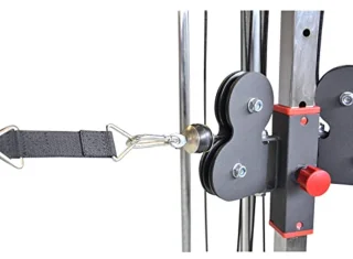 Krachtstation met Lat-Pull-Up Kabel voor Wandbevestiging - Ruimtebesparend Fitnessapparaat voor Thuis