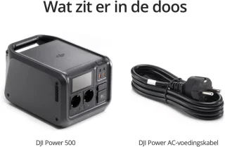 Draagbaar Krachtstation van 512 Wh voor Kamperen en Thuisgebruik - Snel Opladen, Meerdere Oplaadmethoden, Duurzaam en Stil