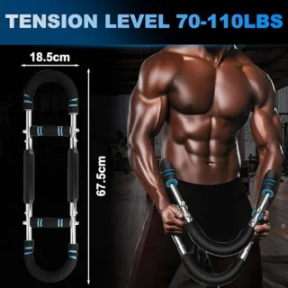 Verstelbare armtrainer voor thuis: krachttrainingsapparaat tot 50 kg