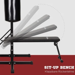 Krachtstation met Optrekstang en Dipstation voor Thuis Fitness