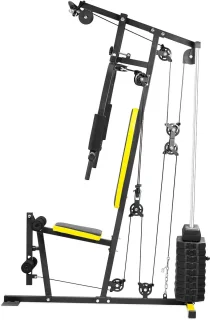 Multi-Gym Fitnessstation met 45 kg Gewichten voor Thuisgebruik