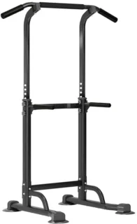 Verstelbare Dipstation en Optrekstang - Multifunctionele Fitness Krachttoren voor Thuis