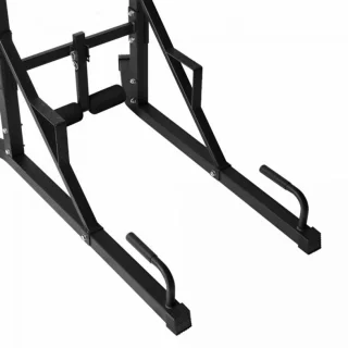 Gorilla Sports Power Tower - Pull-up Station - Dipstation - Belastbaar tot 120 kg - Zwart