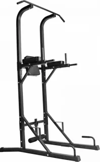 Gorilla Sports Power Tower - Pull-up Station - Dipstation - Belastbaar tot 120 kg - Zwart