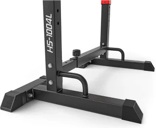 Thuys – Squat Rack – Power Rack – Haltersteunen – Half Rack – 41 x 49 x 145cm – Zwart