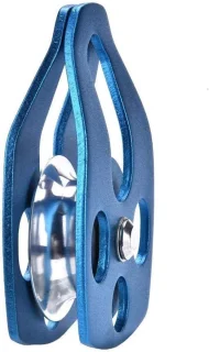 28KN Single Disc Micro Winch Snatch Block Pulley Blue