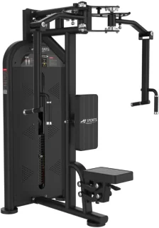 AJ-sports pec fly & rear delt machine – 2-in-1 borst- en schoudertrainer – 100 kg gewichtsstapel – professioneel