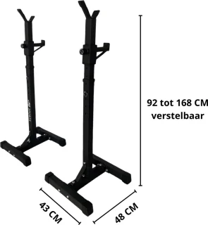 AJ-Sports Power Rack Haltersteunen Verstelbaar