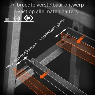 ApexArte Multifunctioneel Fitness Opslagrek