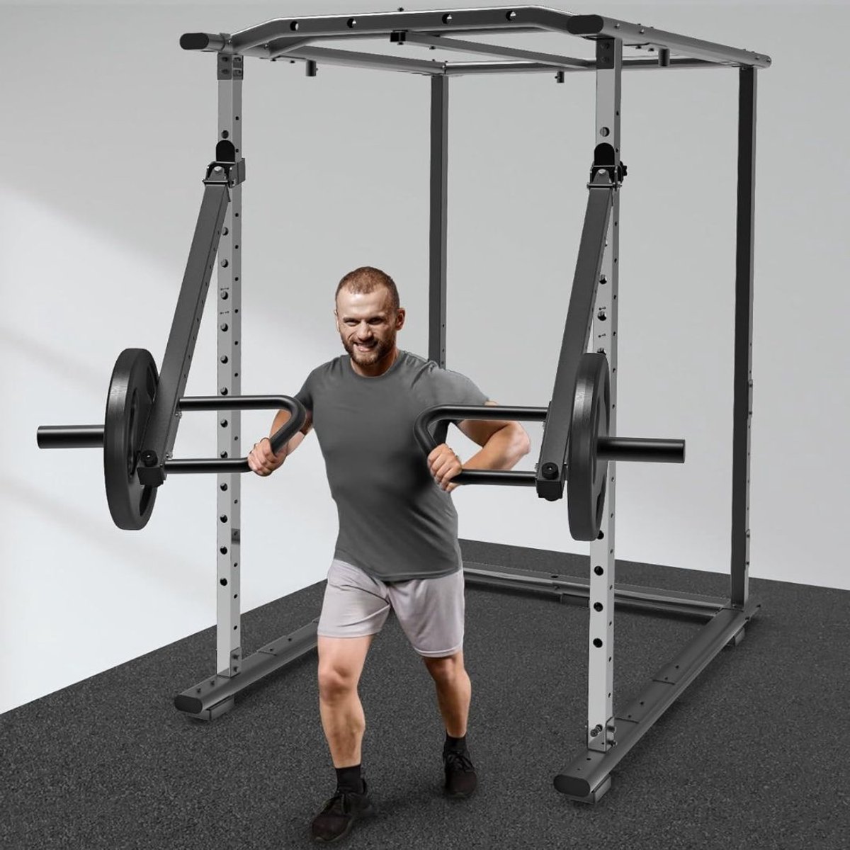 Wat vinden we goed aan de ApexArte Power Rack Multi-Grip Dip Bar Attachment Zwart-Grijs