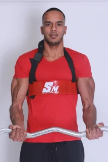 Arm Blaster Rood Staal - Fitness Accessoire