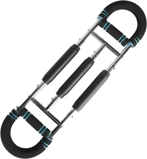 Arm- en borsttrainer 70 cm blauw