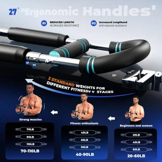Arm- en Borsttrainer - Krachttrainer