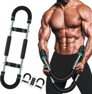 Arm trainer kracht trainer zwart blauw