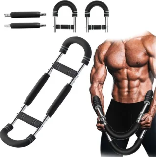 Arm Trainer Krachtstang 68 cm Grijs