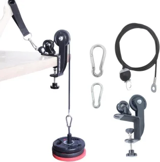 Arm Worstel Katrol Onderarmtrainer Zwart