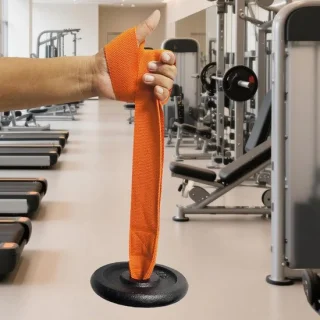 Armdrukapparatuur krachtriem onderarm oranje