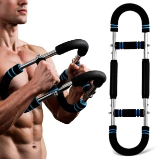 Armtrainer krachtapparaat - borsttrainer veerweerstand