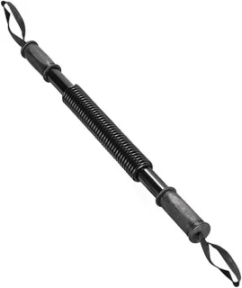 Armtrainer krachtstang 20 kg zwart