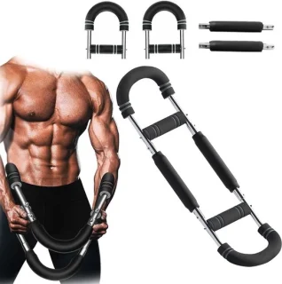 Armtrainer Krachtstang 68 cm Grijs
