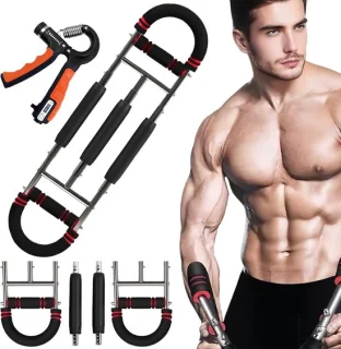 Armtrainer Set - Fitnessapparaat - Rood