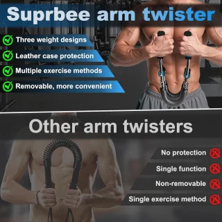 Armtrainer verstelbaar - krachttrainingsapparaat 50 kg