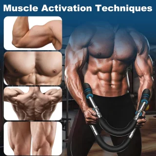 Armtrainer verstelbaar - krachttrainingsapparaat 50 kg