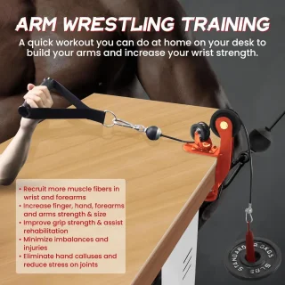 Armworstel Trainingsapparaat - Krachttrainer (Tafelmontage)