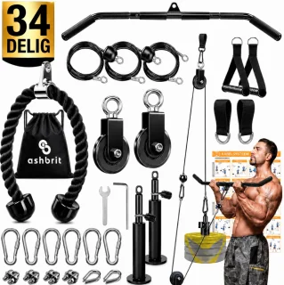 De Ashbrit® fitness kabel systeem XXL PRO in één oogopslag