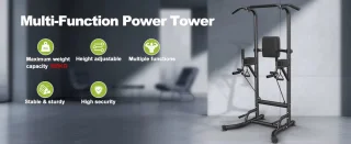 AtlasStrength Pull Up Station Power Tower Zwart