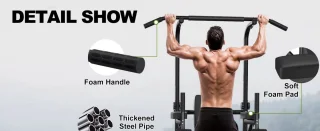 AtlasStrength Pull Up Station Power Tower Zwart