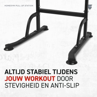 BackCrusher Pull Up Station Krachtstation Dip Station Home Gym