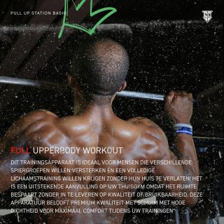 BackCrusher Pull Up Station Krachtstation Dip Station Home Gym