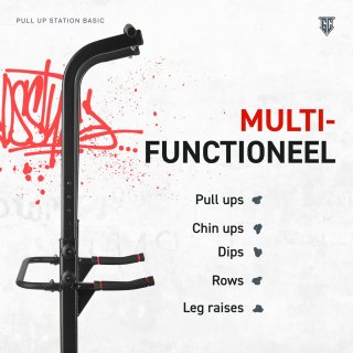 BackCrusher Pull Up Station Krachtstation Dip Station Home Gym