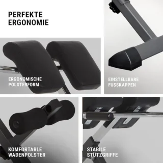 BackForce Pro hyperextension rug- & buiktrainer