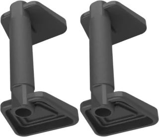 Bar Pompen kracht trainer handgrepen 145 cm zwart