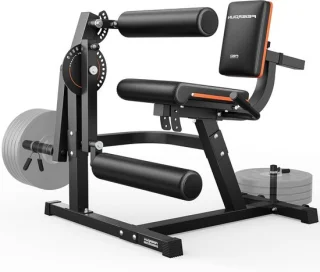 Beenverlengmachine krachtstation zwart