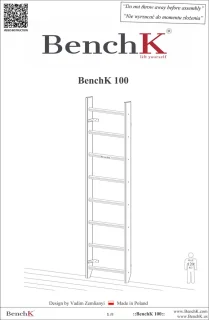 BenchK by AquaMunit BT076M BenchTop fitnessbankje