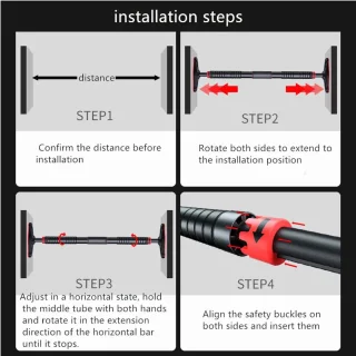Betaalbare Goederen® Pull-up rek - Trainingsstang