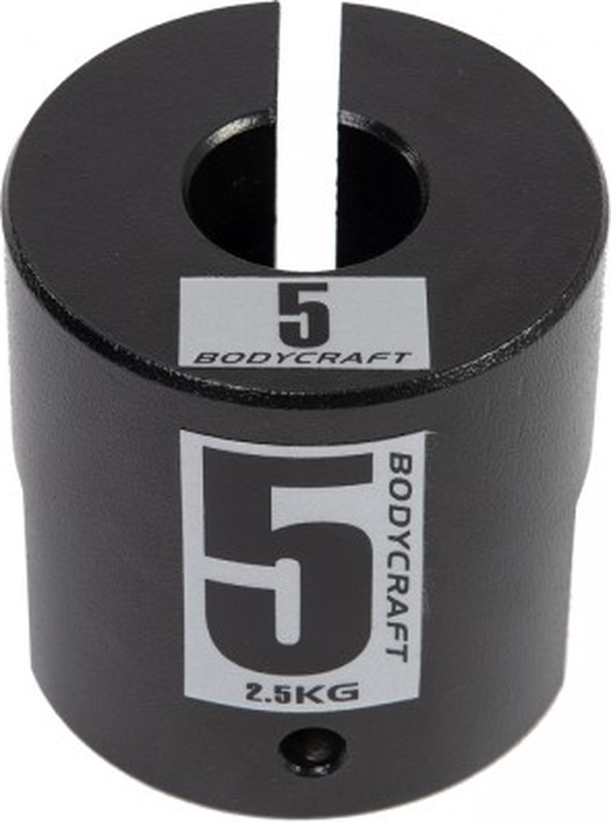 De Bodycraft extra topgewicht krachtstation 2,5 kg in één oogopslag
