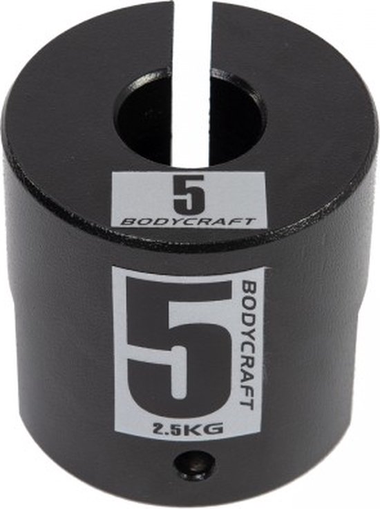 Fijnafstelling voor je krachtstation: Bodycraft 2,5 kg extra topgewicht
