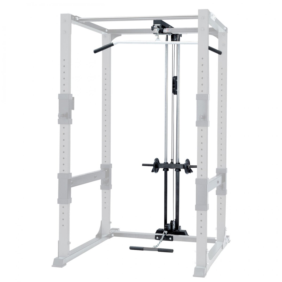 De BodyCraft Lat & Low Pulley Attachment voor F430 Power Rack in één oogopslag