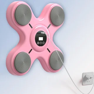 Boksmachine Muziek Wandmontagepad Roze