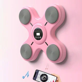 Boksmachine Muziek Wandmontagepad Roze
