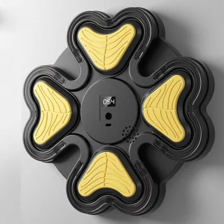 Boksmachine wandmontage interactieve trainer - 30 x 30 cm - zwart