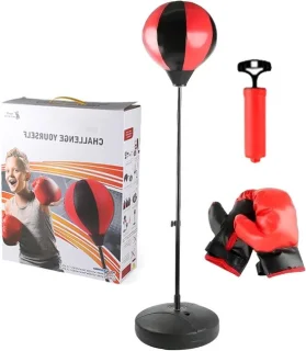 Bokstation trainingsset zwart-rood