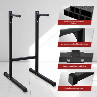 BolFlow® Dip Station Zwart